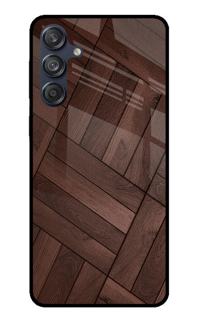 Wooden Texture Design Samsung M55 5G Glass Case