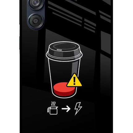 Coffee Samsung M55 5G Glass Case