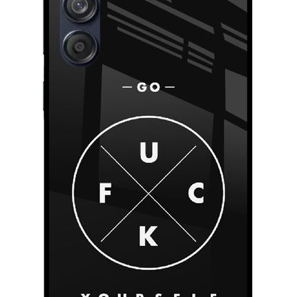 Go Fuck Yourself Samsung M55 5G Glass Case