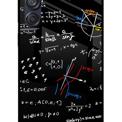 Mathematics Formula Samsung M55 5G Glass Case
