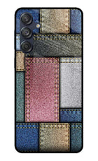 Multicolor Jeans Samsung M55 5G Glass Case