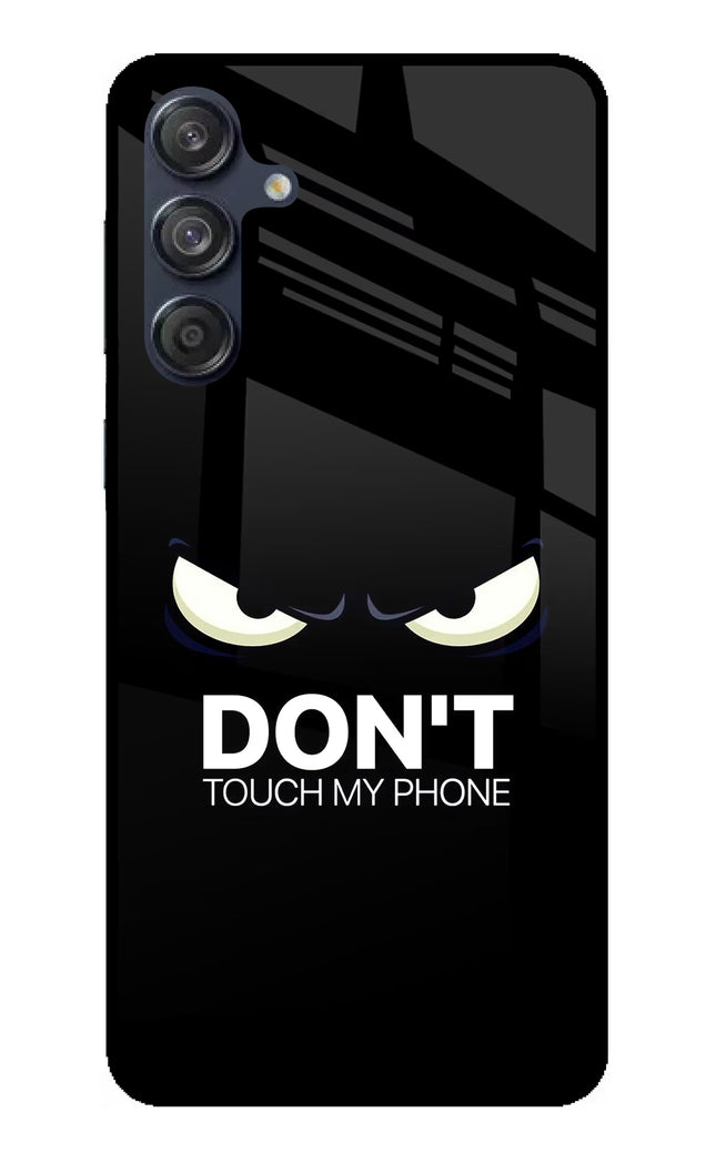 Don'T Touch My Phone Samsung M55 5G Glass Case