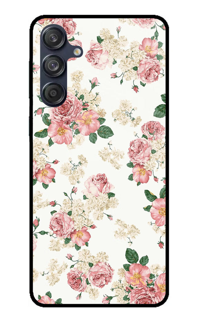 Flowers Samsung M55 5G Glass Case