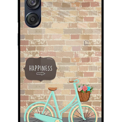 Happiness Artwork Samsung M55 5G Glass Case