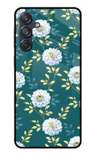 Flowers Samsung M55 5G Glass Case