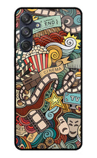 Cinema Abstract Samsung M55 5G Glass Case