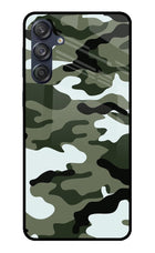 Camouflage Samsung M55 5G Glass Case