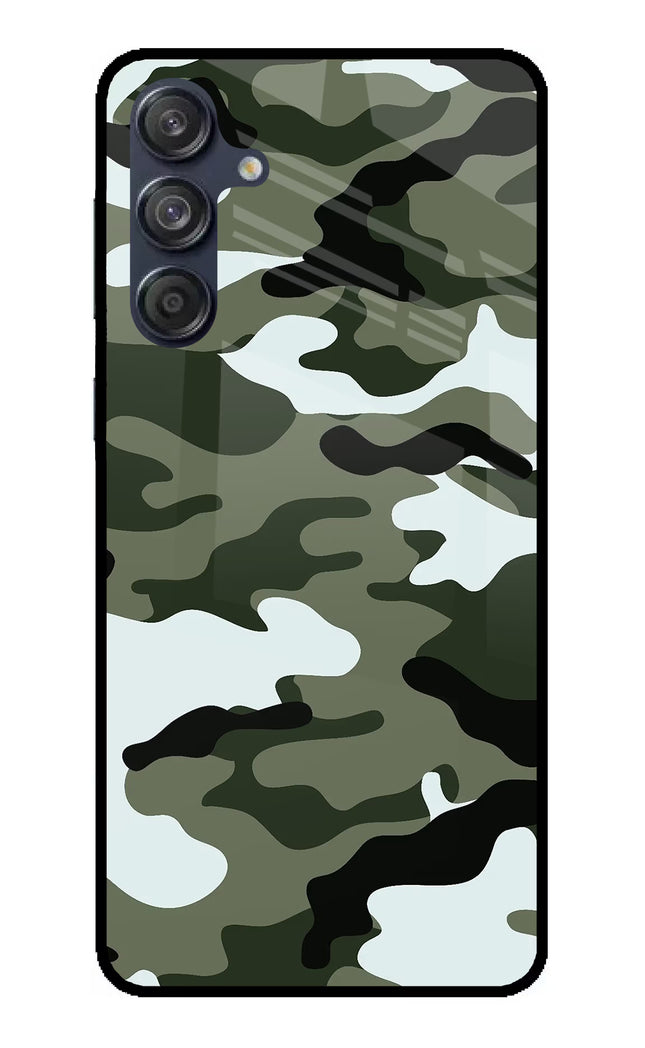 Camouflage Samsung M55 5G Glass Case