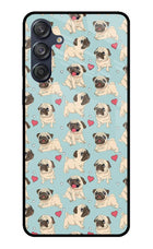 Pug Dog Samsung M55 5G Glass Case