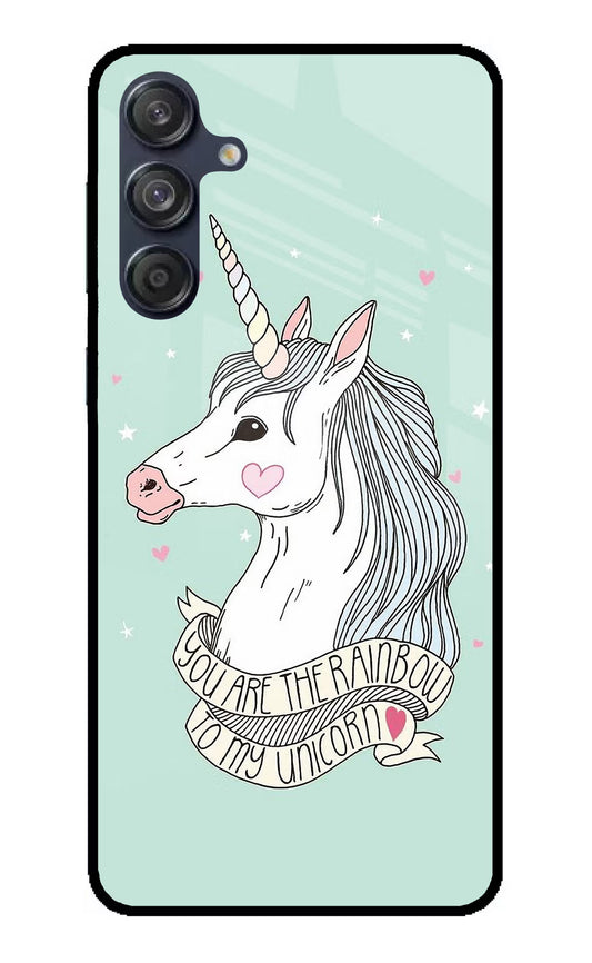 Unicorn Wallpaper Samsung M55 5G Glass Case