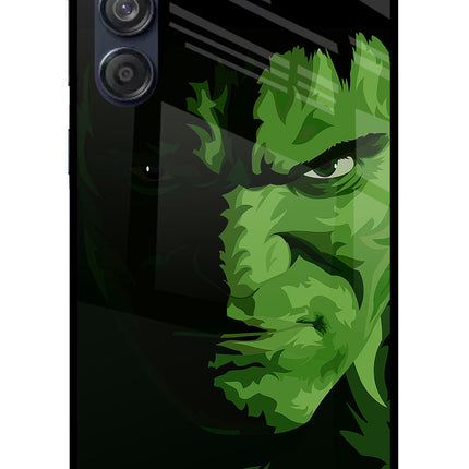 HULK Samsung M55 5G Glass Case Back Cover by Casekaro