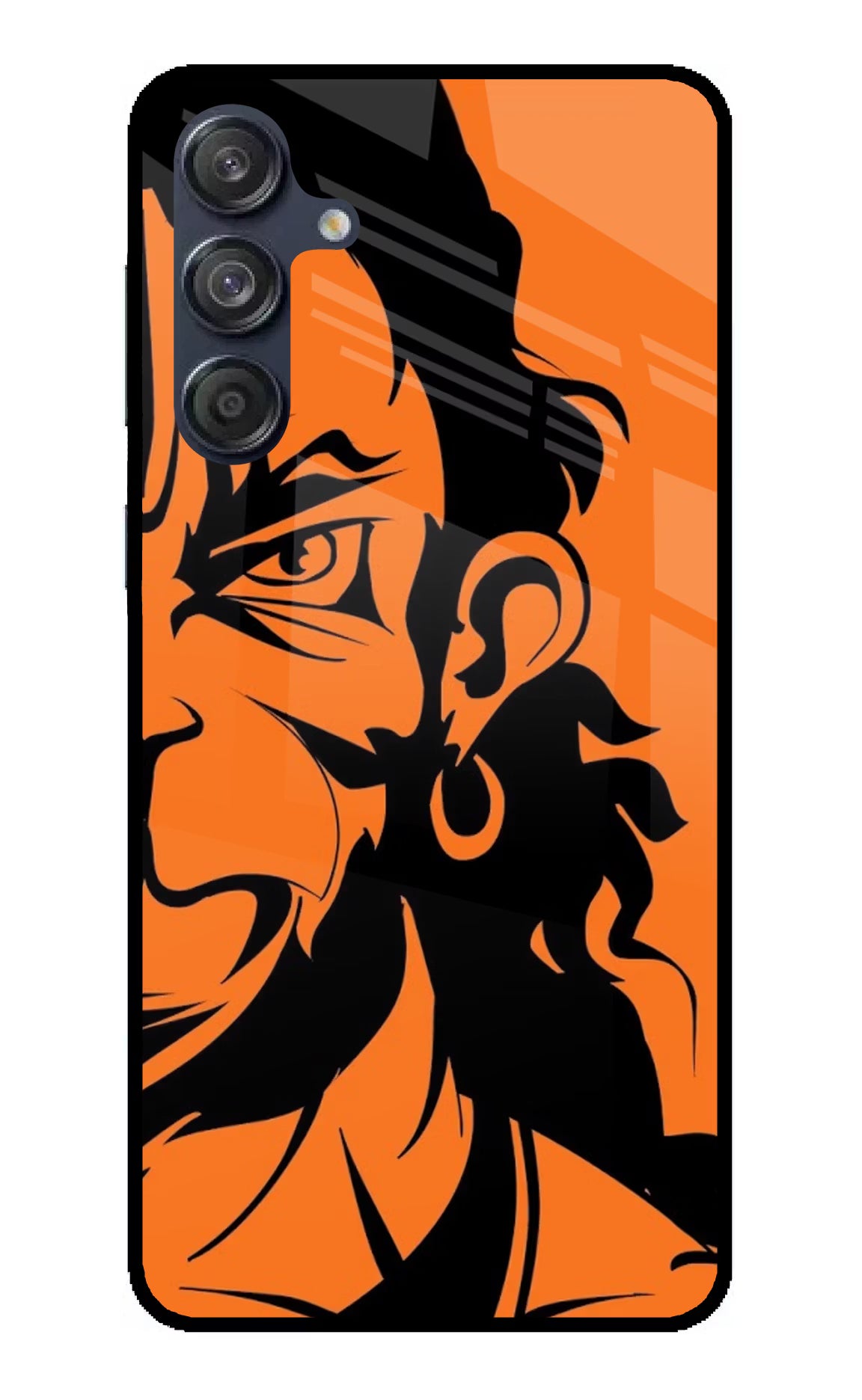 Hanuman Samsung M55 5G Glass Case Back Cover by Casekaro
