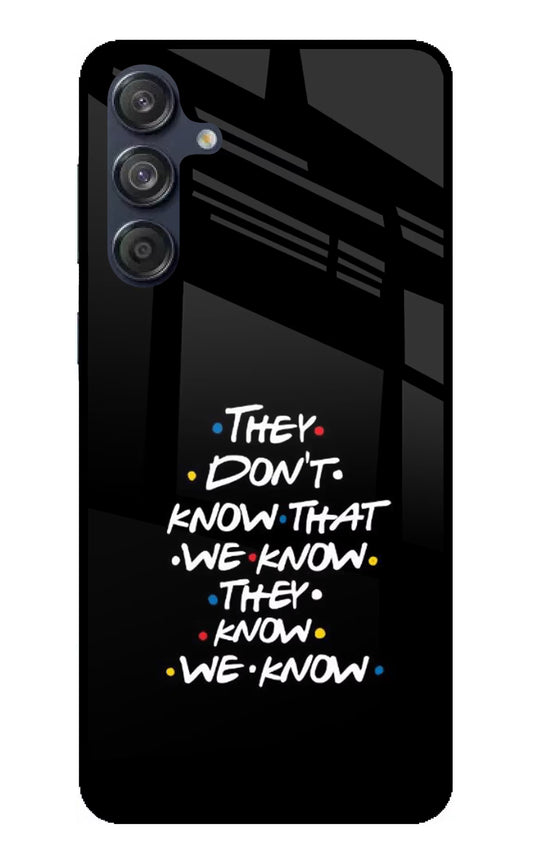 FRIENDS Dialogue Samsung M55 5G Glass Case