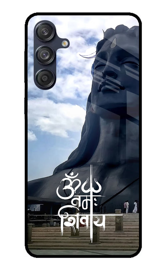 Om Namah Shivay Samsung M55 5G Glass Case