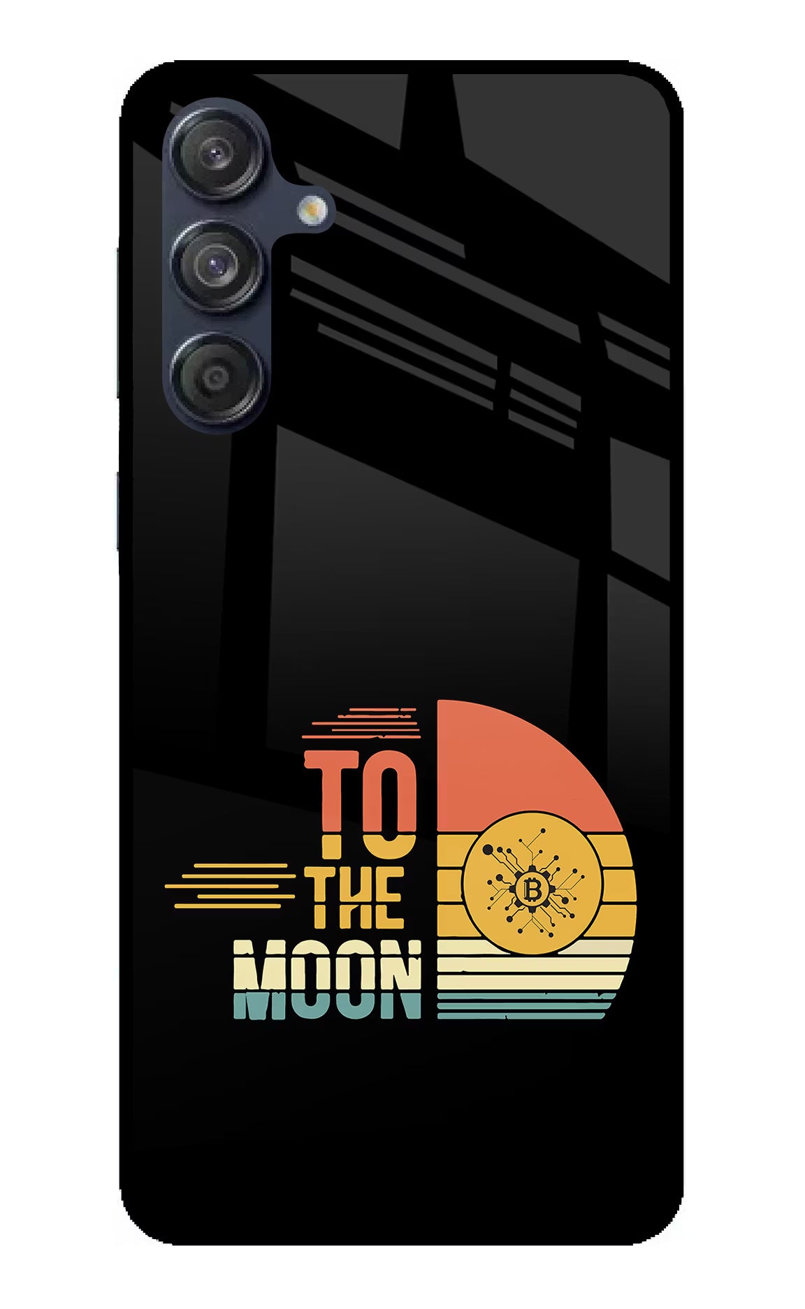 To the Moon Samsung M55 5G Glass Case