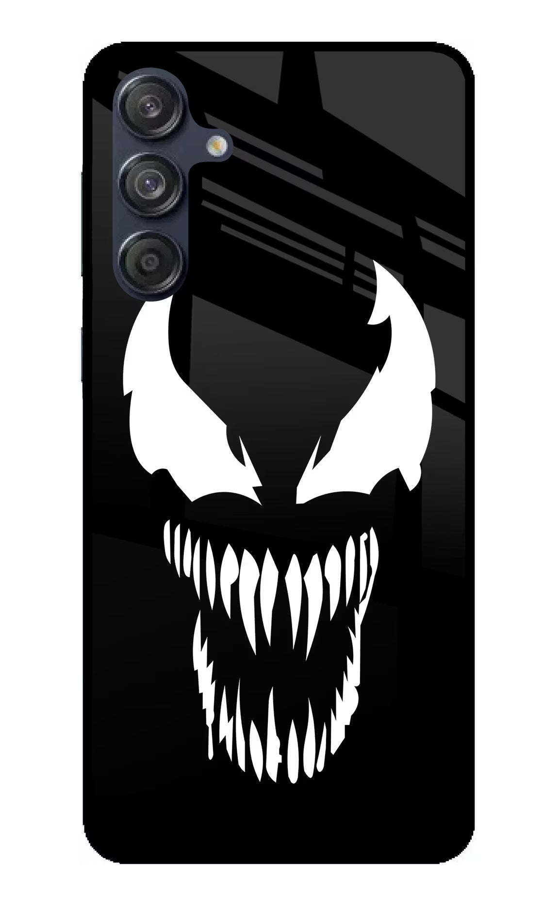 Venom Samsung M55 5G Glass Case Back Cover by Casekaro