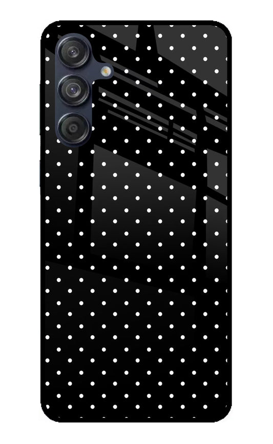 White Dots Samsung M55 5G Glass Case