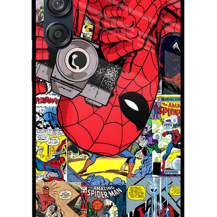 Spider Man Samsung M55 5G Glass Case