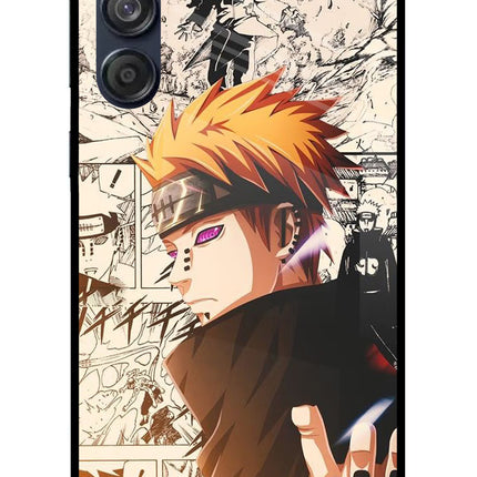 Pain Anime Samsung M55 5G Glass Case Back Cover by Casekaro