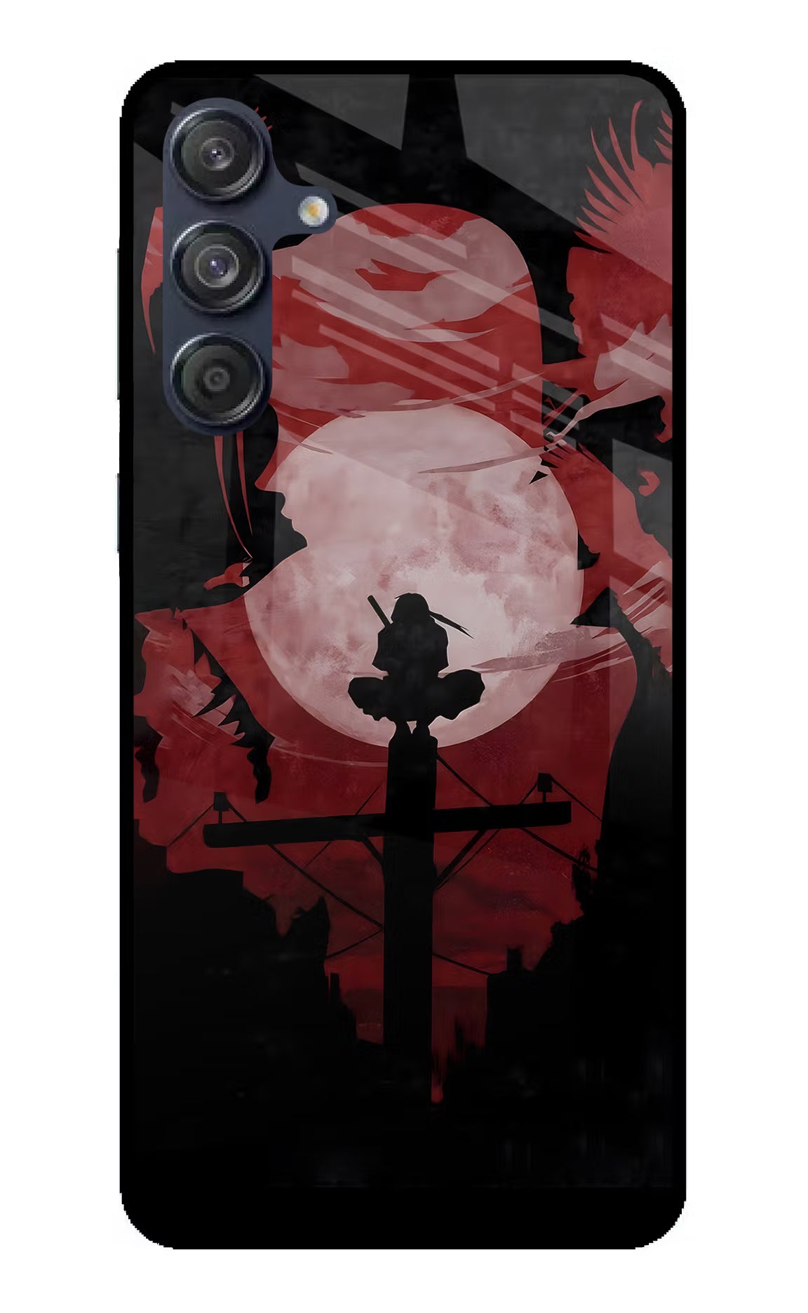 Naruto Anime Samsung M55 5G Glass Case Back Cover by Casekaro