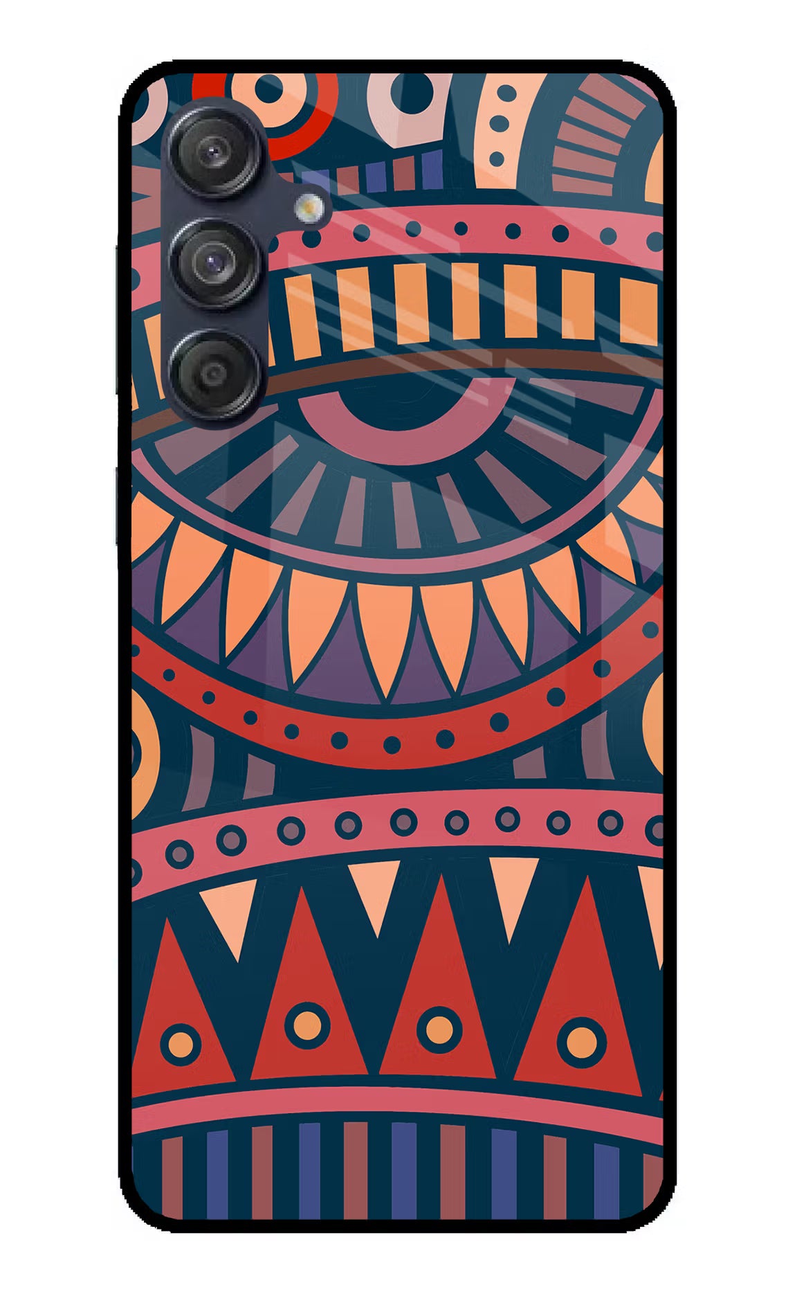 African Culture Design Samsung M55 5G Glass Case