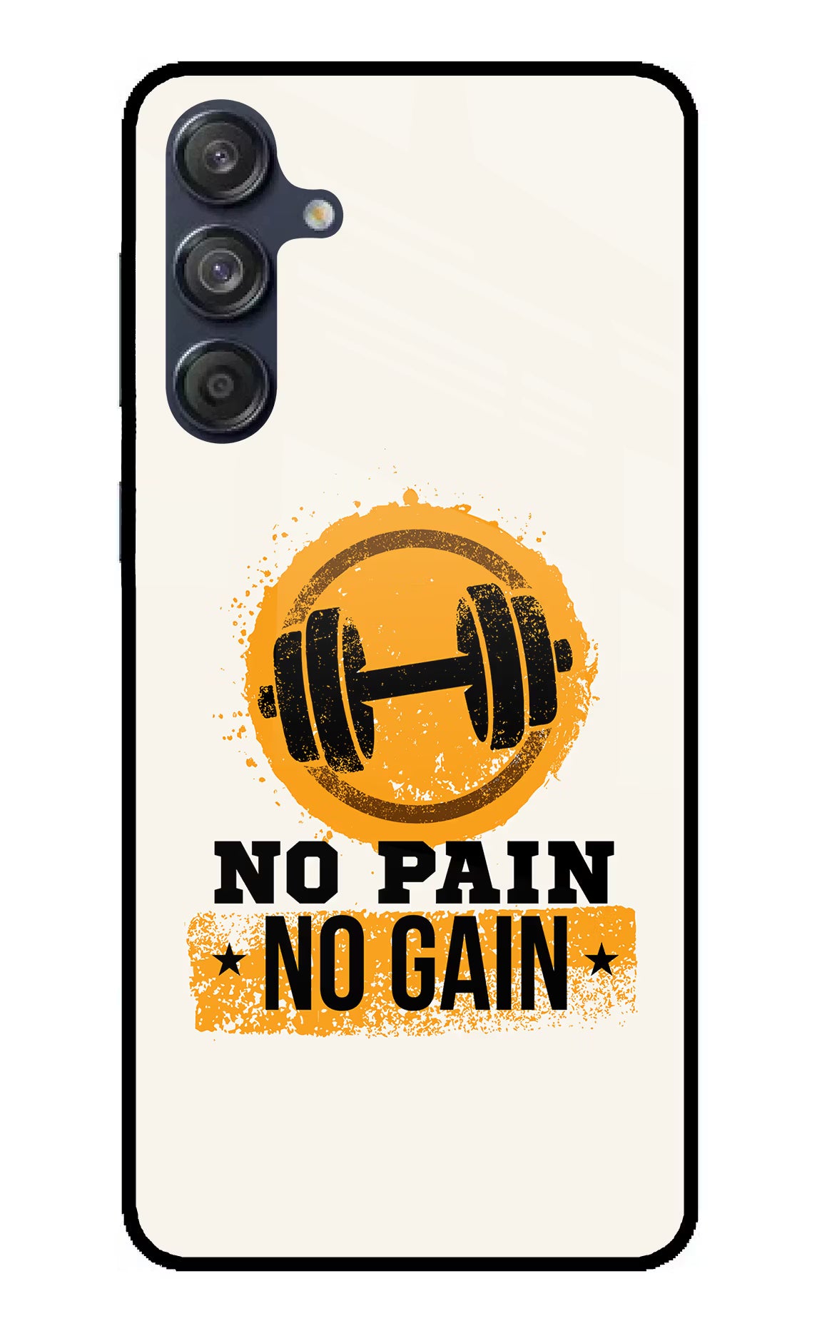 No Pain No Gain Samsung M55 5G Glass Case
