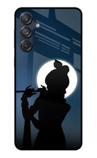 Shri Krishna Silhouette Samsung M55 5G Glass Case