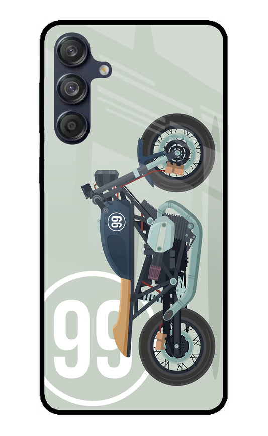 Classic Cafe Racer 99 Samsung M55 5G Glass Case