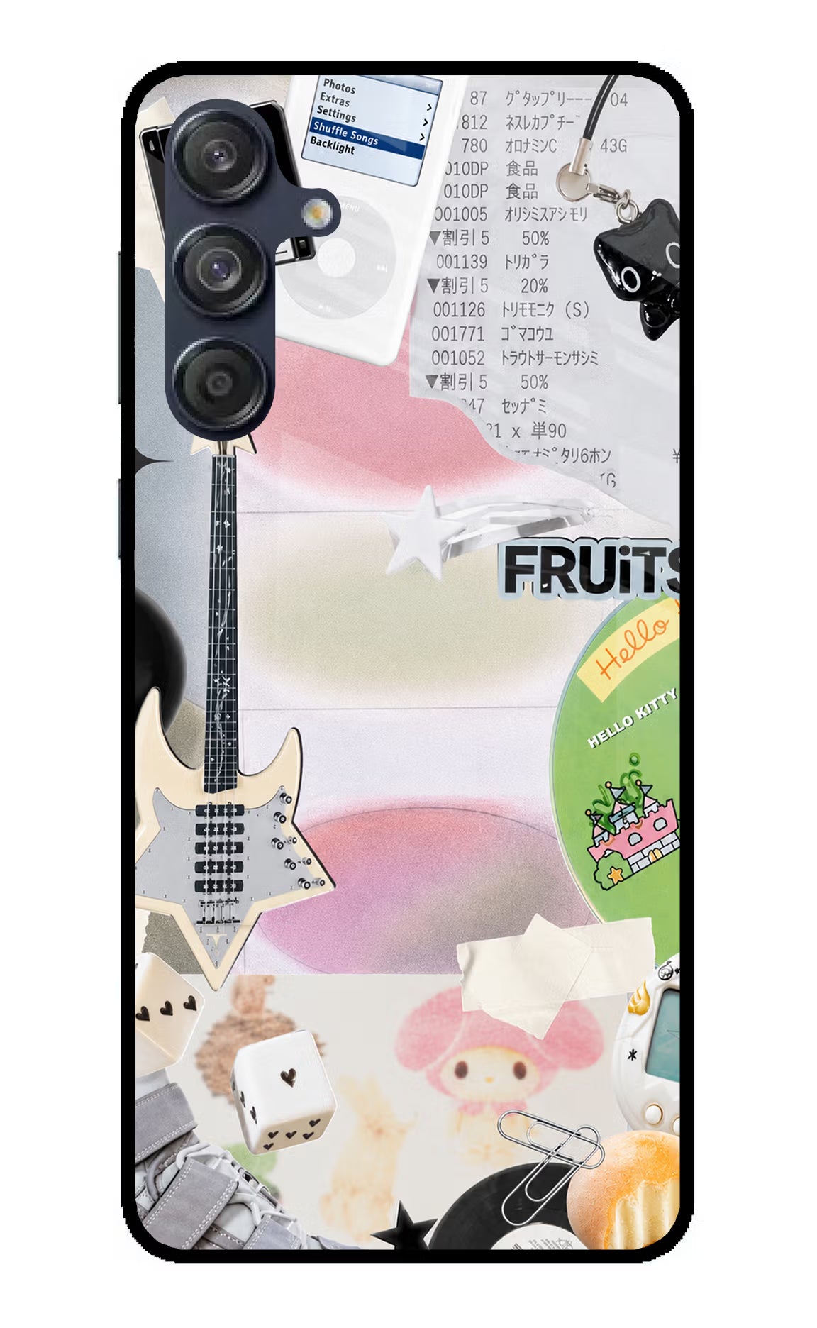 Softcore case Samsung M55 5G Glass Case Back Cover by Casekaro