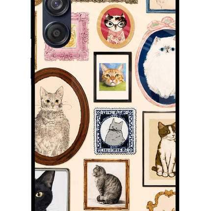 Mirror Cats Samsung M55 5G Glass Case