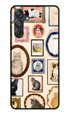 Mirror Cats Samsung M55 5G Glass Case