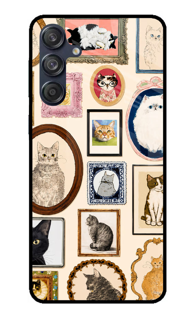 Mirror Cats Samsung M55 5G Glass Case