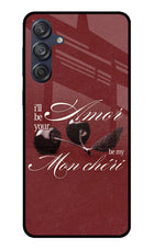 Velvet Cherry Samsung M55 5G Glass Case