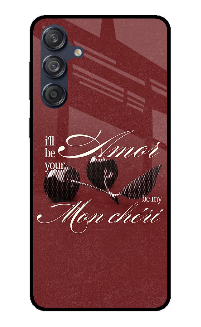 Velvet Cherry Samsung M55 5G Glass Case