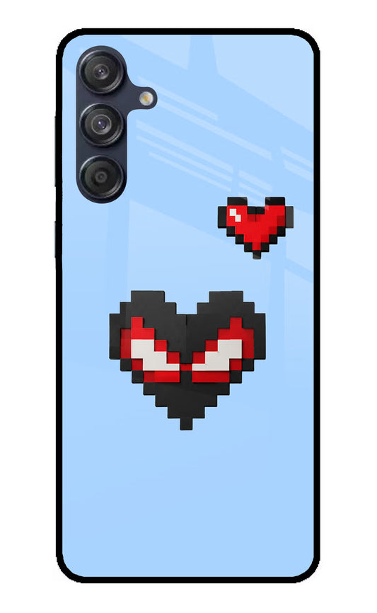 Peter Heart Samsung M55 5G Glass Case