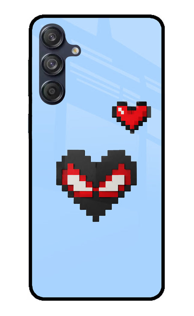 Peter Heart Samsung M55 5G Glass Case