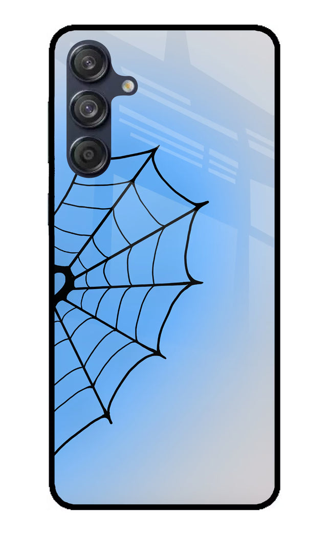 Blue Web Samsung M55 5G Glass Case