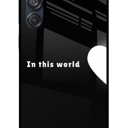 This World Samsung M55 5G Glass Case
