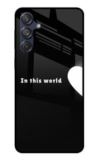 This World Samsung M55 5G Glass Case