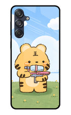 Tiger Treat Samsung M55 5G Glass Case
