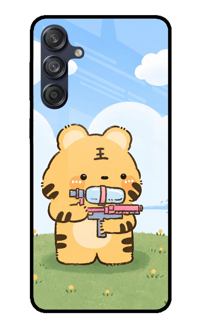 Tiger Treat Samsung M55 5G Glass Case