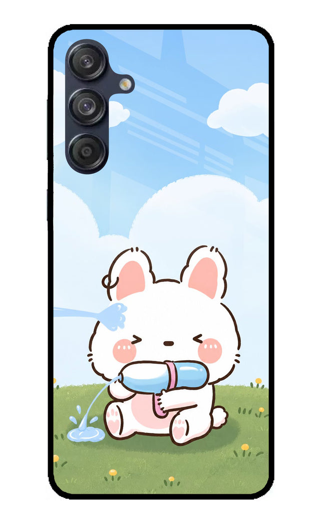 Bunny Treat Samsung M55 5G Glass Case