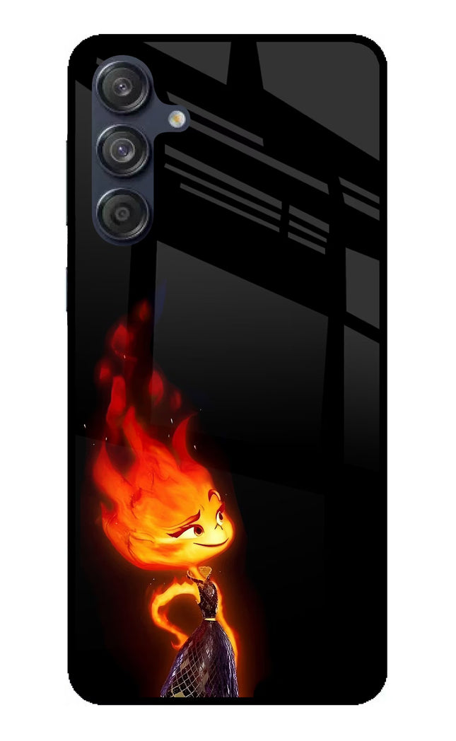 Ember Flame Samsung M55 5G Glass Case