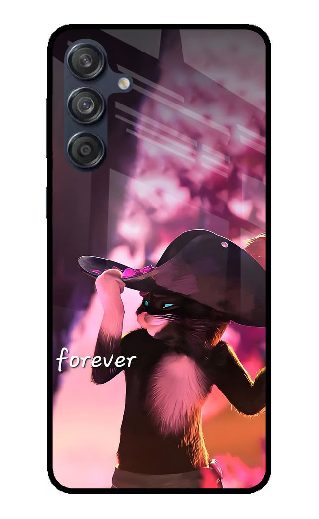 Forever Cat Samsung M55 5G Glass Case