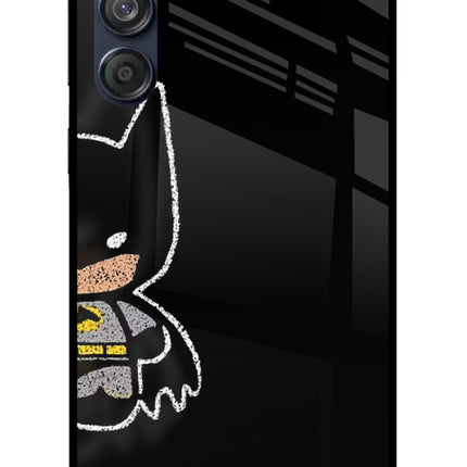 Bat Kitty Samsung M55 5G Glass Case