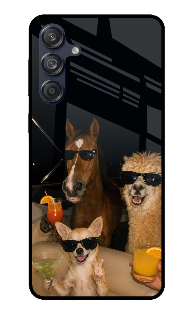 Party Squad Samsung M55 5G Glass Case
