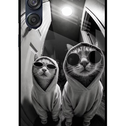 Hood Cats Samsung M55 5G Glass Case