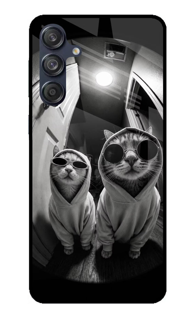 Hood Cats Samsung M55 5G Glass Case