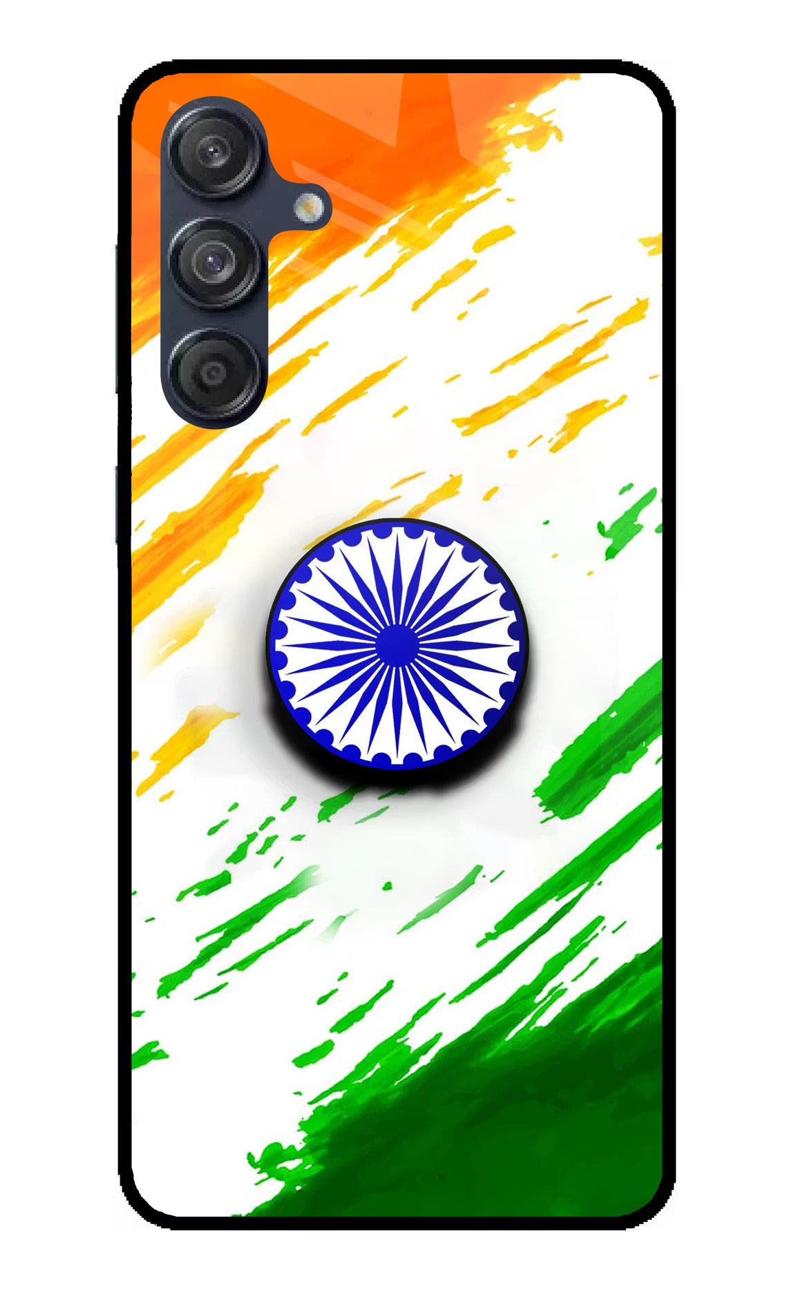 Indian Flag Ashoka Chakra Samsung M55 5G Pop Case by Casekaro