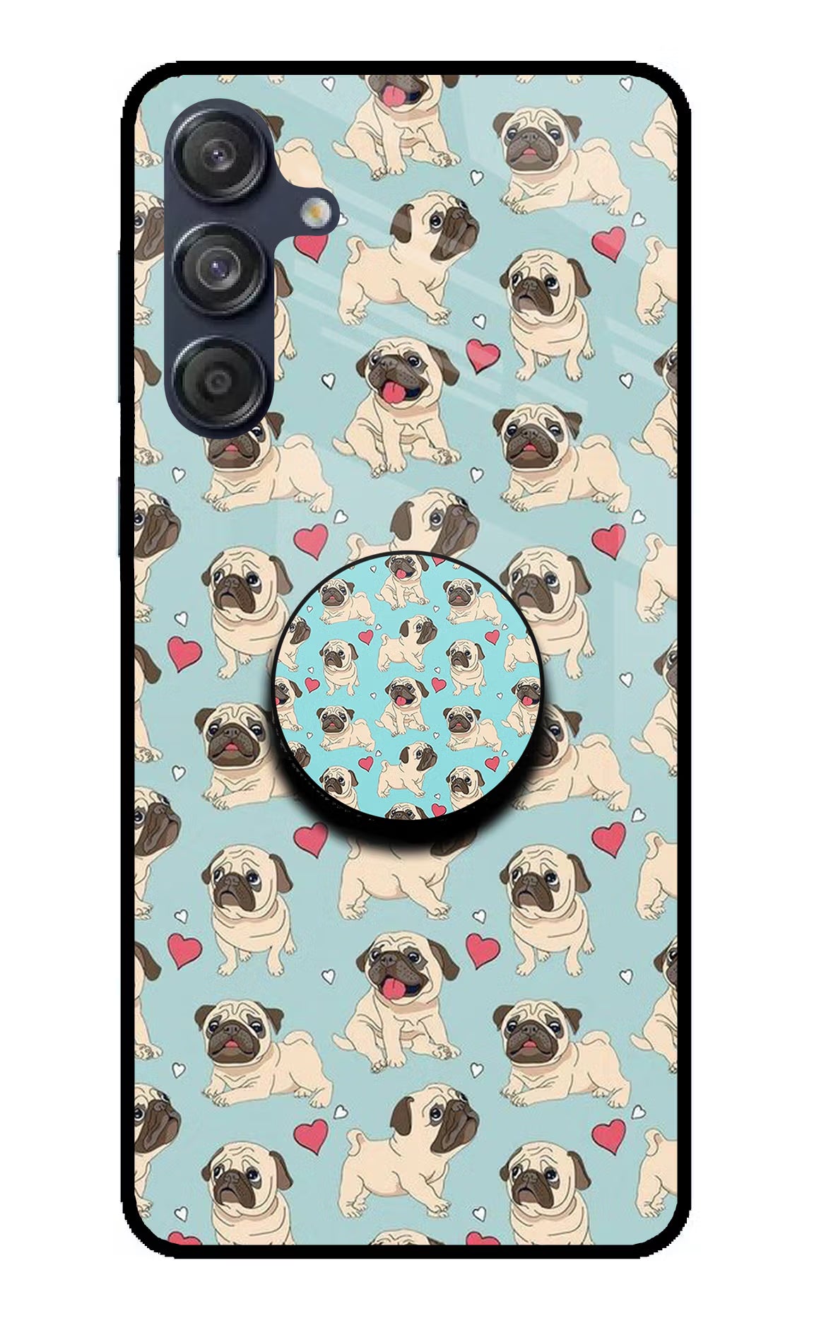 Pug Dog Samsung M55 5G Pop Case by Casekaro